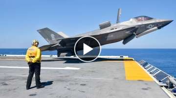 US F-35 Showing Its Insane Capability During Vertical Take-Off
