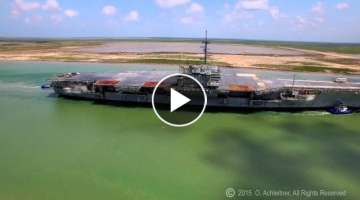 USS Ranger arrives at end of final cruise in Brownsville -4K