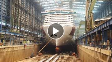 Cinematic Timelapse of LNG Powered AIDAnova Cruise Ship