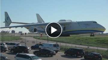 World's Heaviest Aircraft! Antonov An-225 Mriya Stunning Take Off from Toronto Pearson Airport