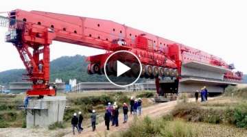 Amazing Modern Fastest Bridge Construction Technology - Incredible Biggest Heavy Equipment Machin...