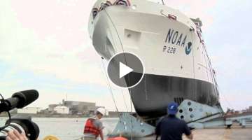 Christening and Launch of the NOAA Ship Reuben Lasker - June 16, 2012