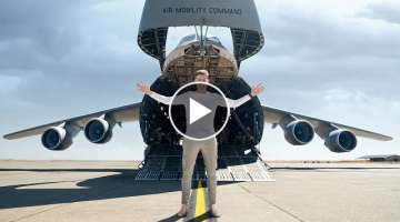 Inside The Air Force's Largest Airplane | C-5 Super Galaxy
