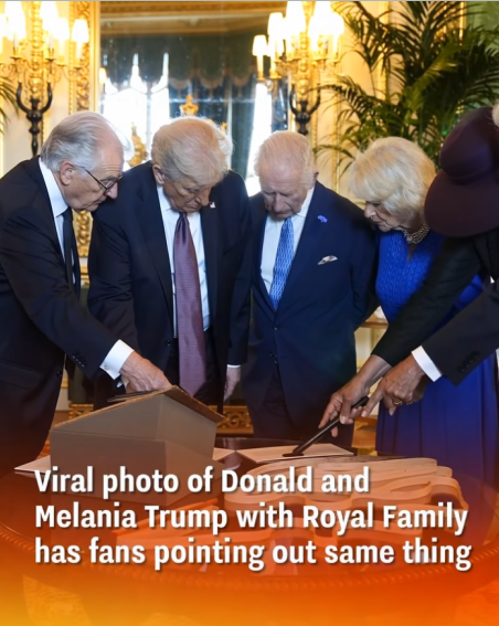 Donald and Melania Trump’s Royal Visit Photo Captures Online Attention