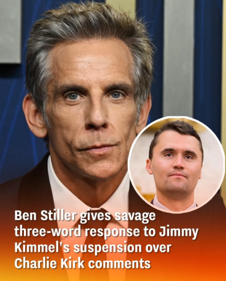 Ben Stiller’s Three-Word Reaction to Jimmy Kimmel Suspension Draws Attention