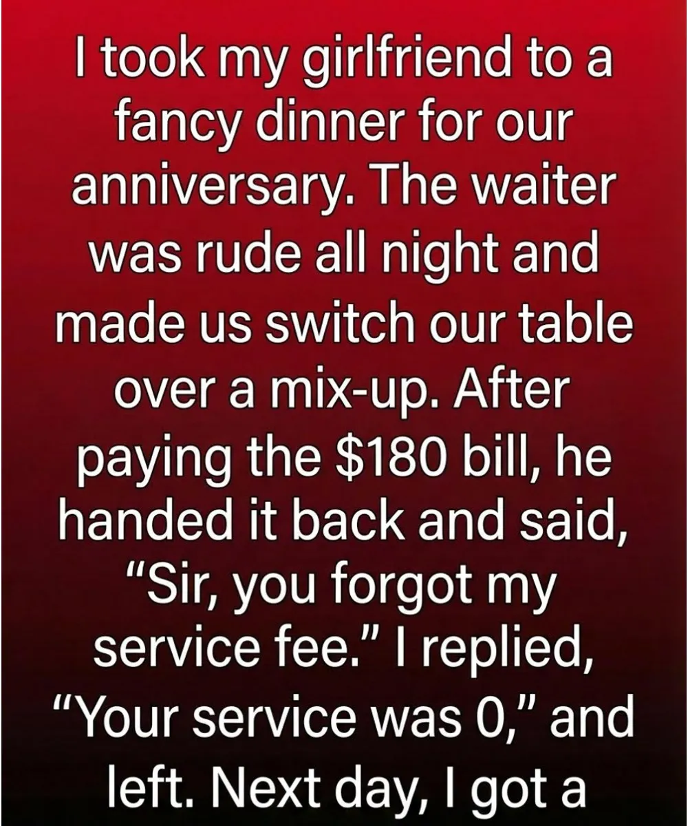 When a Carefully Planned Evening Becomes an Unexpected Lesson