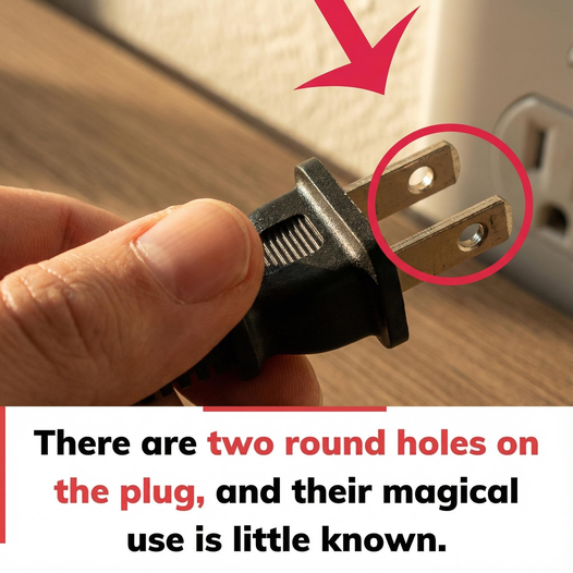 The Practical Purpose Behind the Small Holes in Electrical Plug Prongs
