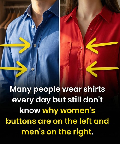 Why Women’s and Men’s Shirts Button on Opposite Sides
