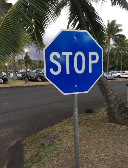How to Understand the Difference Between Red and Blue Stop Signs