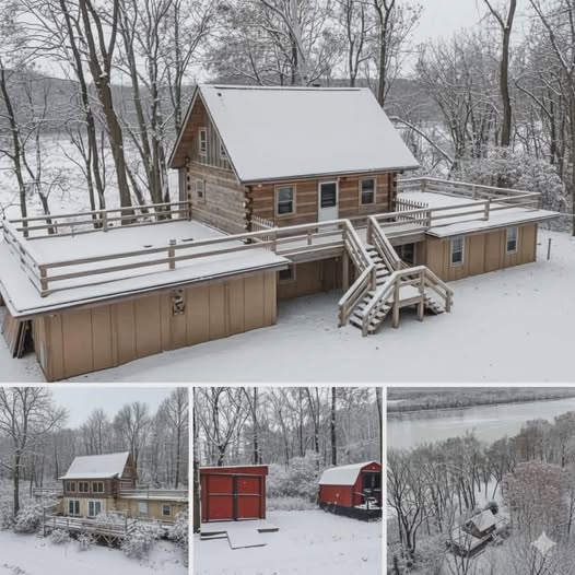 How This Ohio River Log Cabin Blends Everyday Comfort With a Retreat Lifestyle
