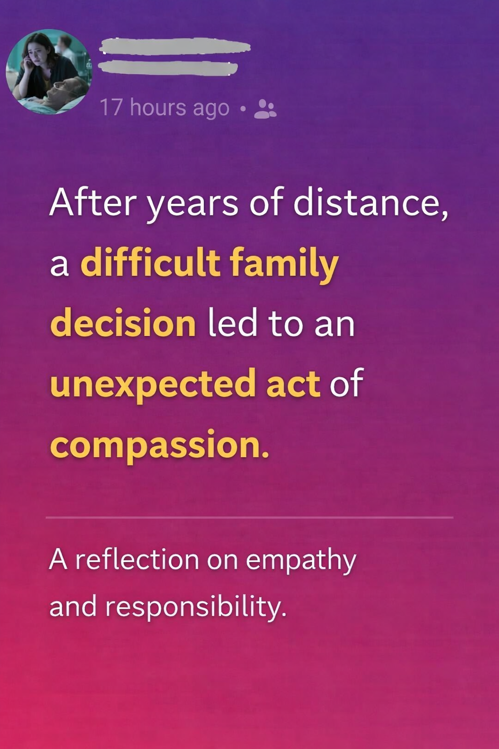 How Compassion Guides Choices When the Past Resurfaces