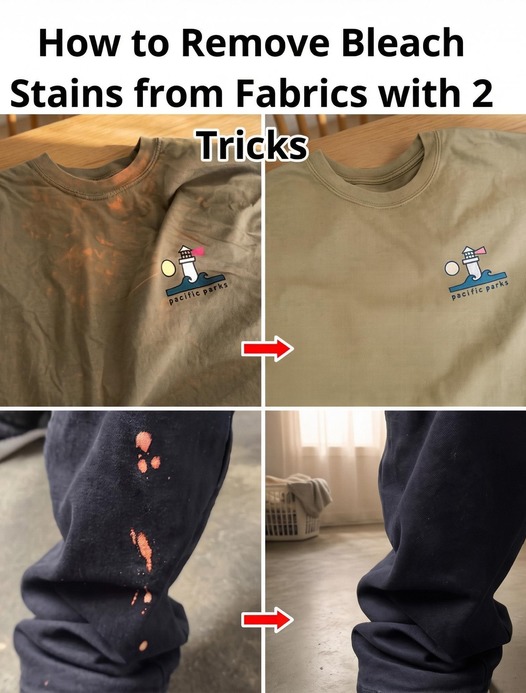 How to Handle Bleach Marks on Colored Clothing Without Giving Up on Your Garments