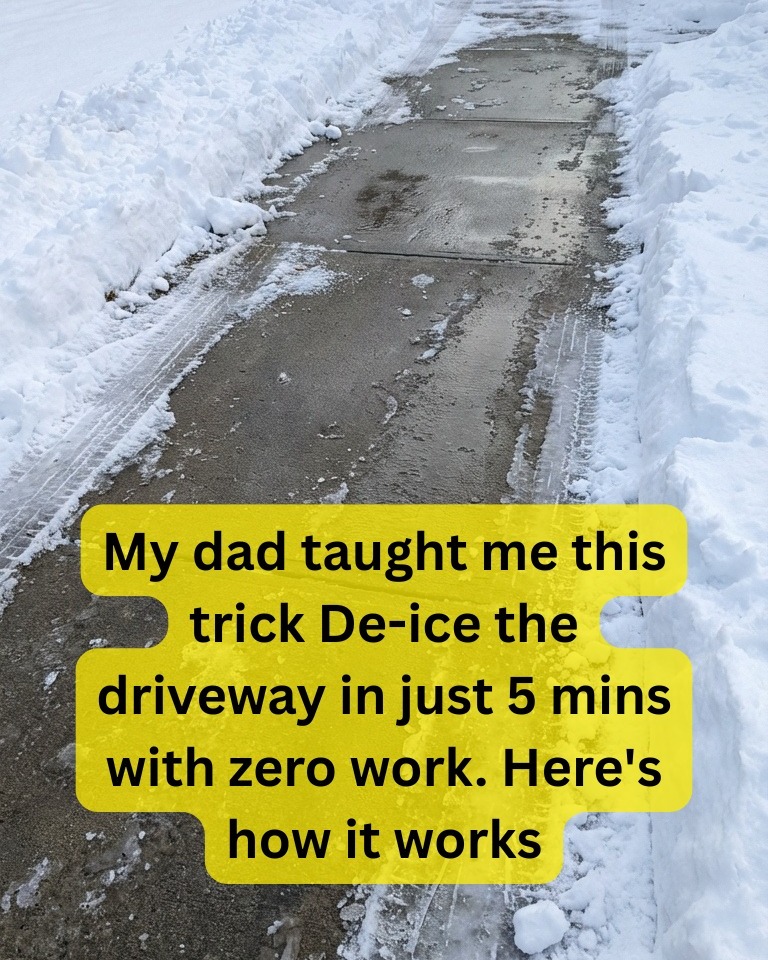 A Simple Winter Trick to Make Icy Steps Safer