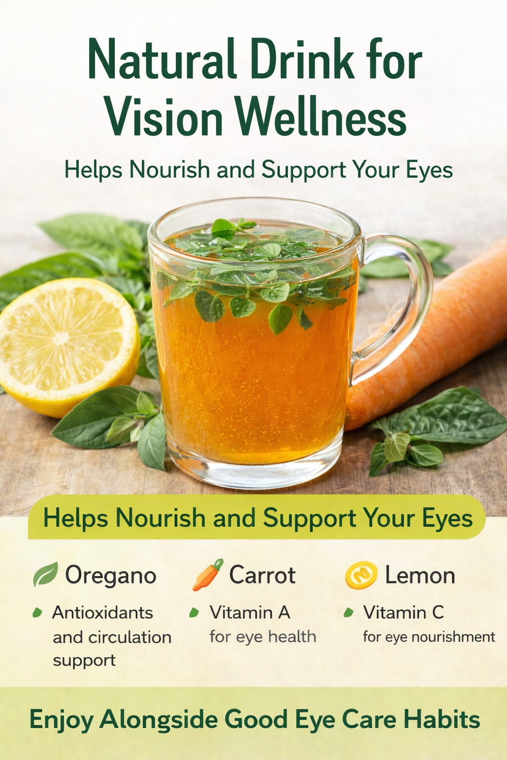 Natural Drink for Vision Wellness: A Complementary Way to Support Your Eyes