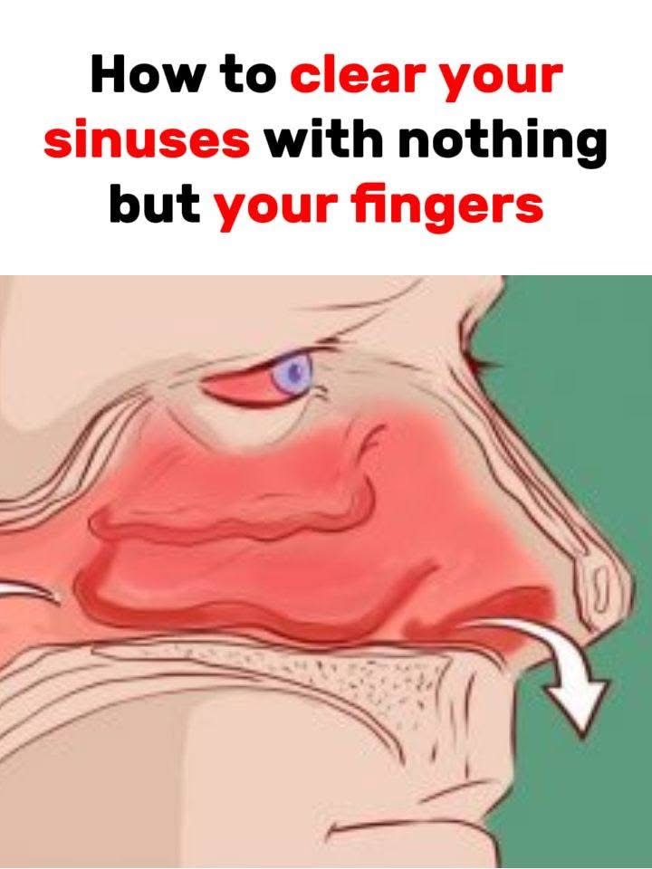 A Gentle Facial Massage Technique for Easing Mild Sinus Pressure