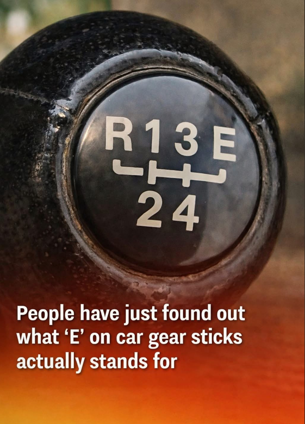 The Meaning Behind the “E” on Older Gear Shifters