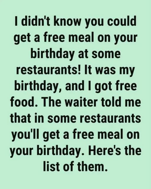 Birthday Treats Without the Price Tag: How to Enjoy Free Food on Your Special Day