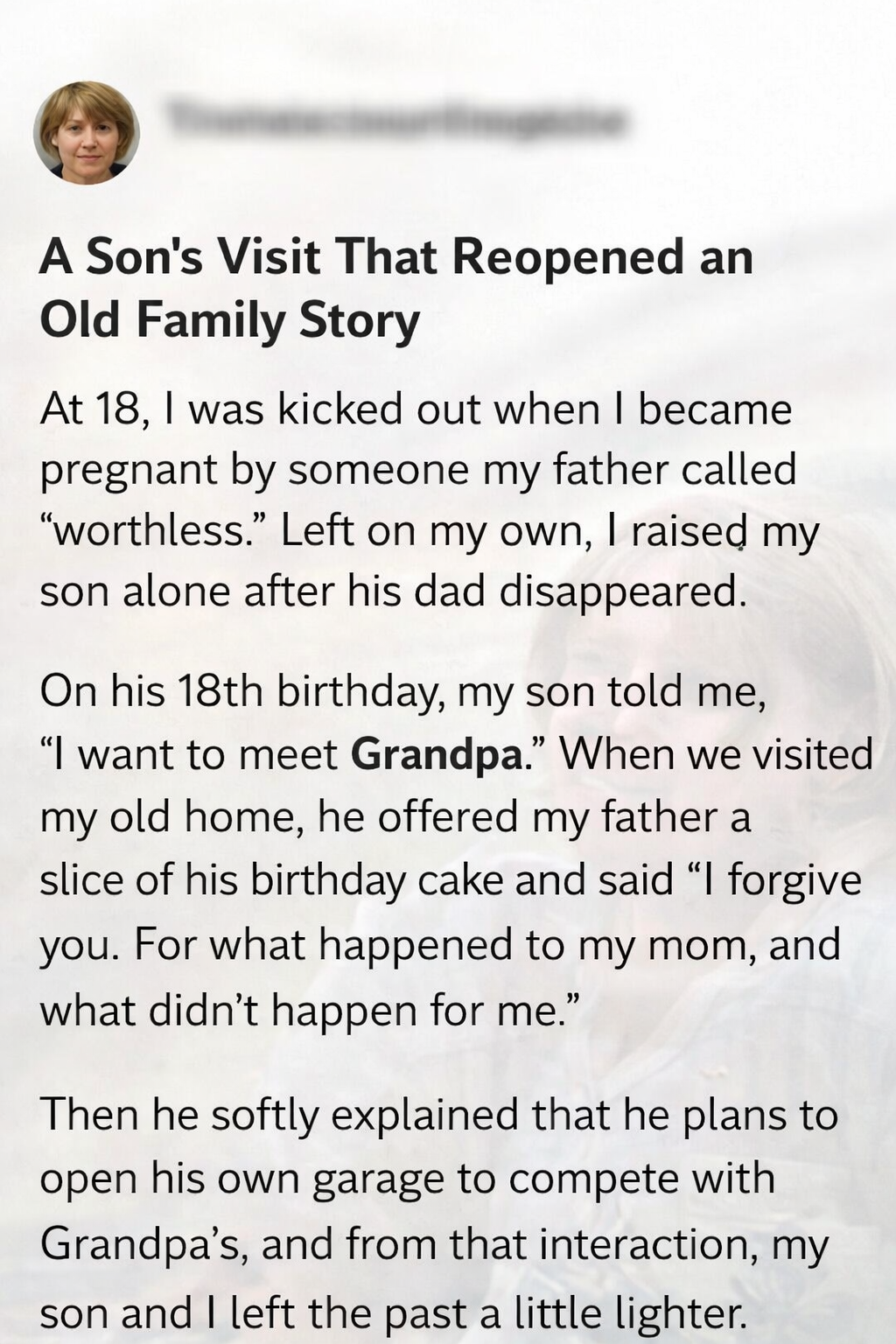 The Day My Life Changed at Seventeen