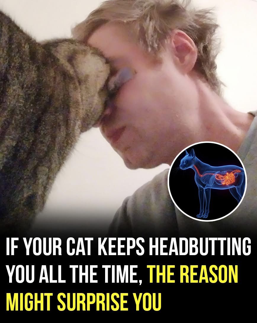 What Your Cat’s Gentle Head Bump Really Means