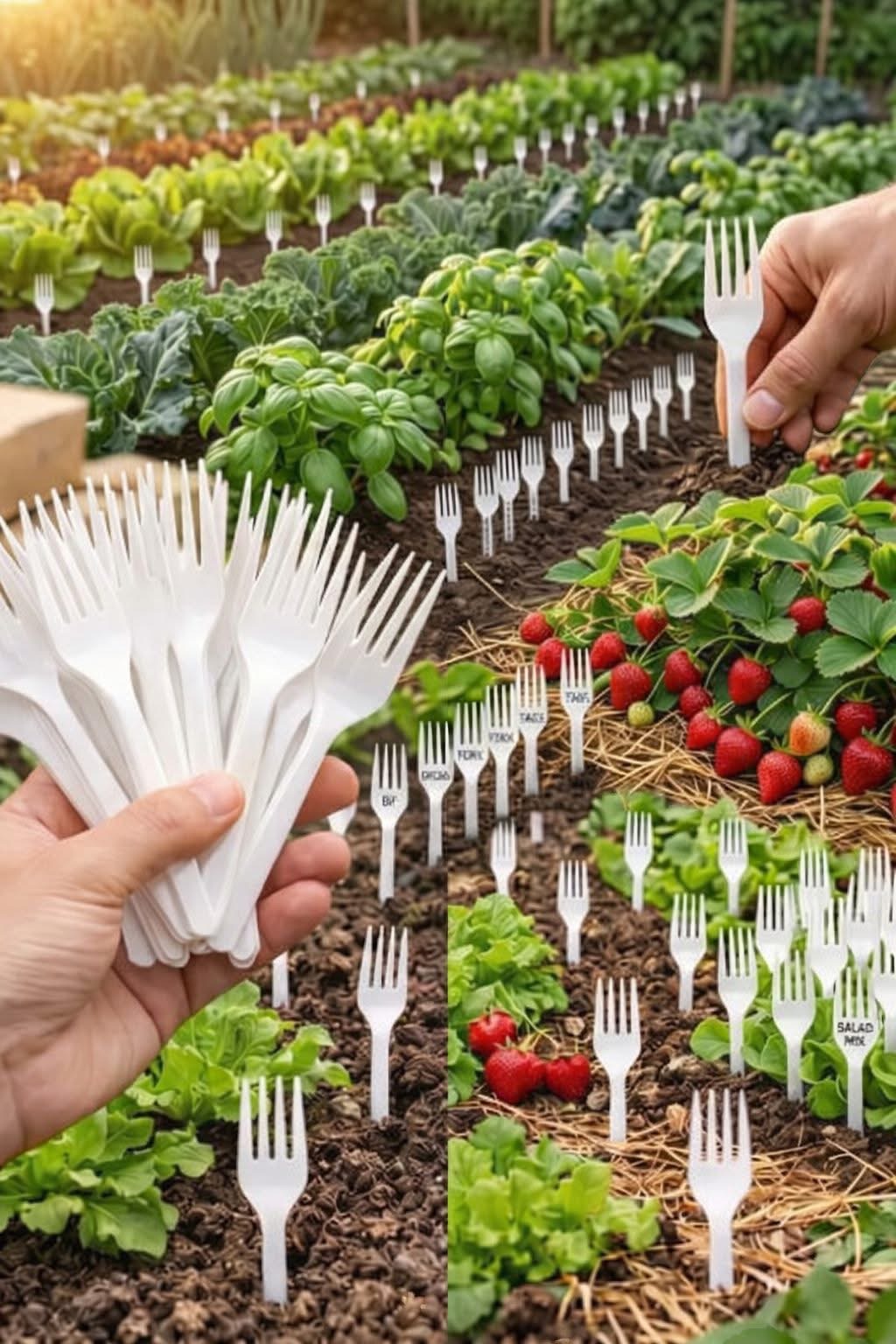 A Simple Garden Trick: How Plastic Forks Can Help Protect Your Plants