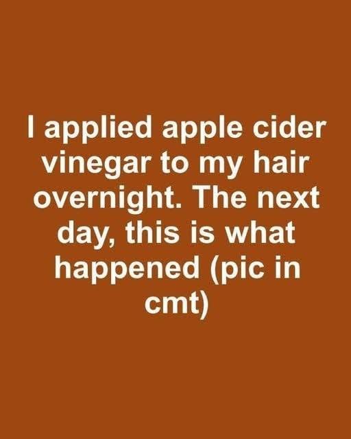 A Gentle Overnight Routine for Healthier Hair with Apple Cider Vinegar..CONTINUE READING..