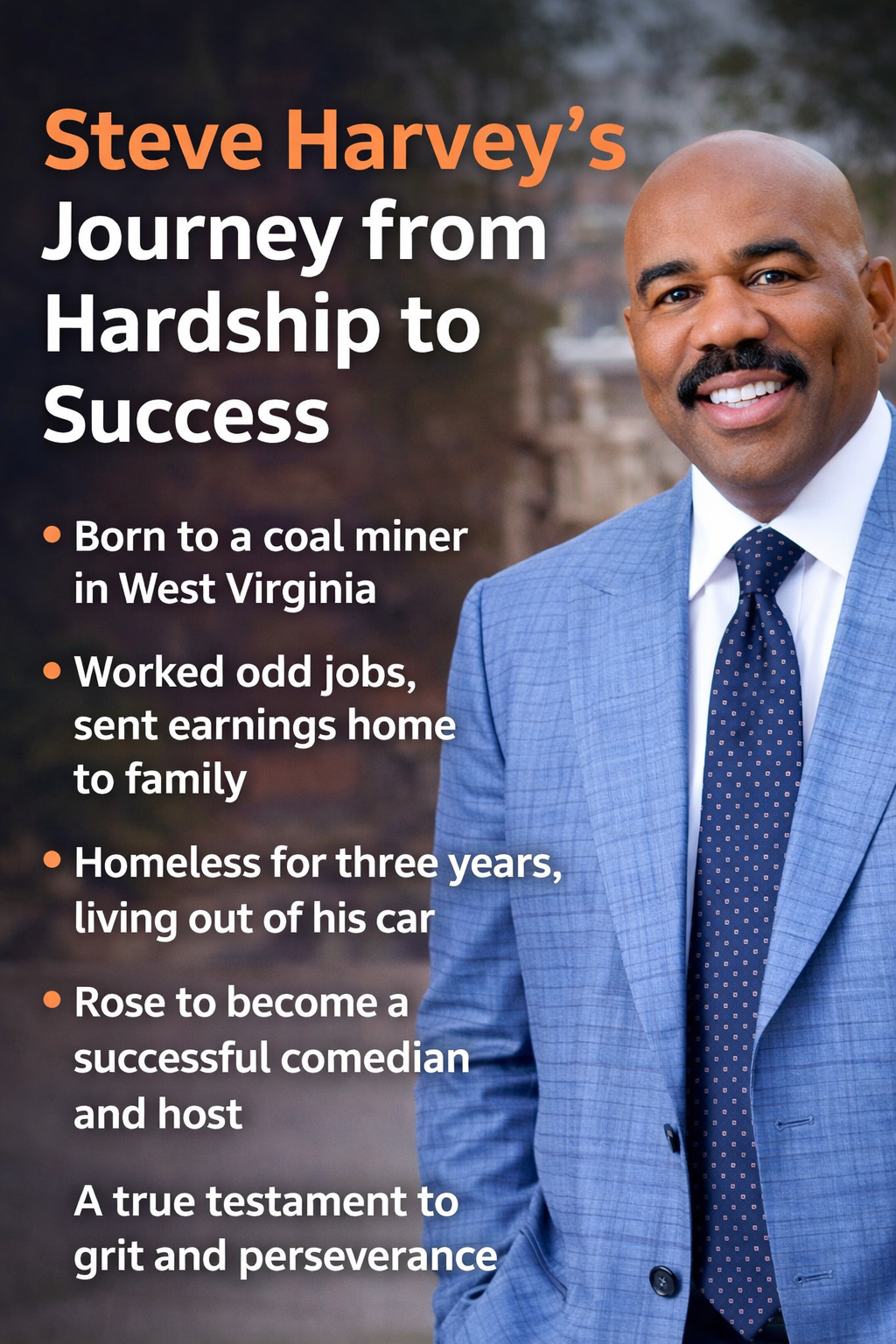 From Setbacks to Spotlight: The Determined Path of Steve Harvey
