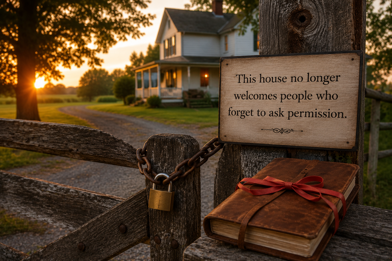 The Locked Farm Gate That Changed an Entire Family’s Perspective