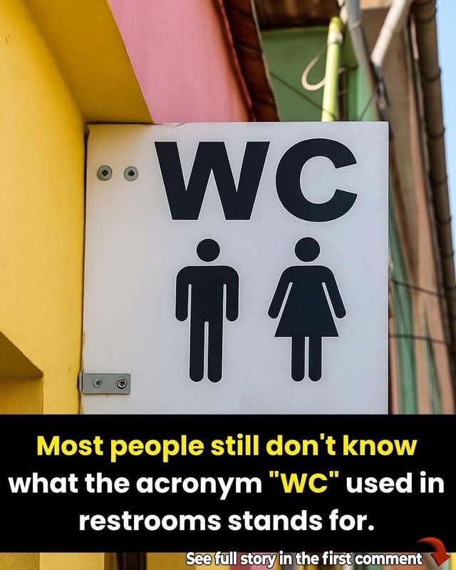 Why Some Bathrooms Around the World Are Marked “WC”