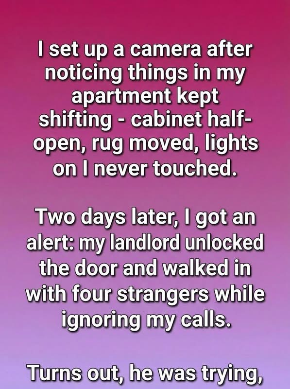 Why One Apartment Resident Decided to Install a Security Camera