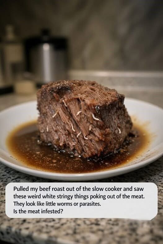 Those White Strands in Slow-Cooked Meat: What They Mean and How to Handle Them