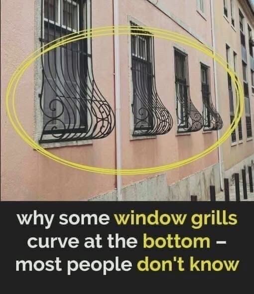 Why Some Window Bars Curve Outward: Function Meets Design