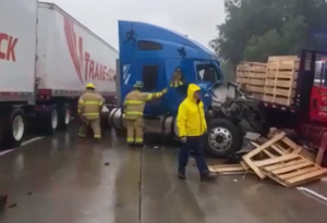 Heavy Rain and Highway Conditions Lead to Major Traffic Delays
