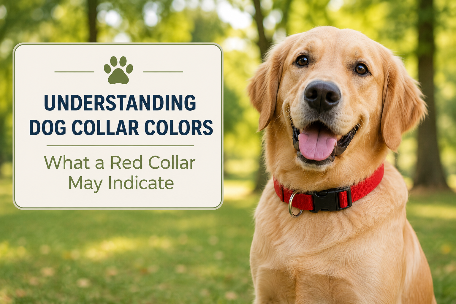 Why Some Dogs Wear Red Collars: Understanding a Simple Signal That Promotes Safer Interactions