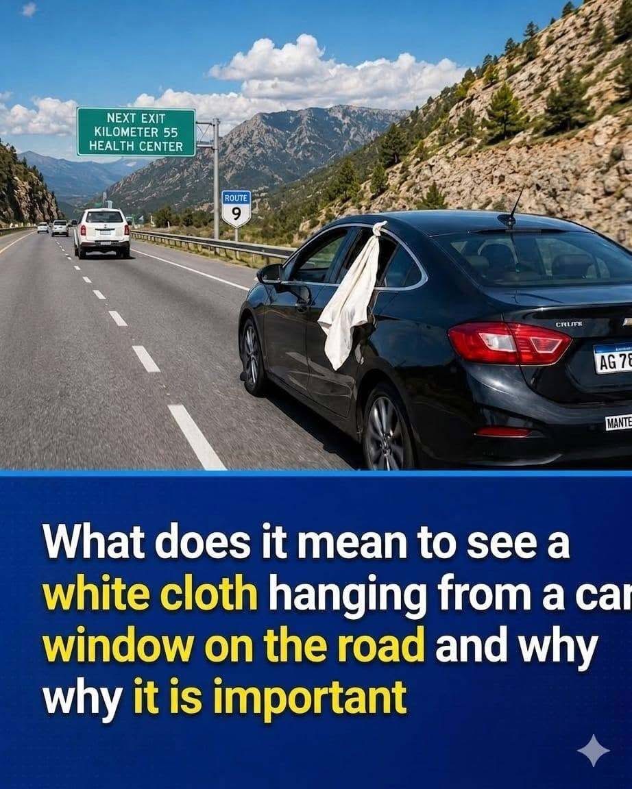 What a White Cloth on a Vehicle Can Really Mean
