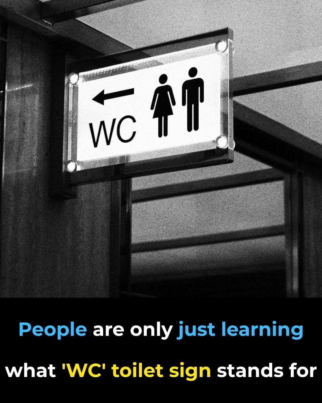 Why “WC” Appears on Restroom Doors Around the World