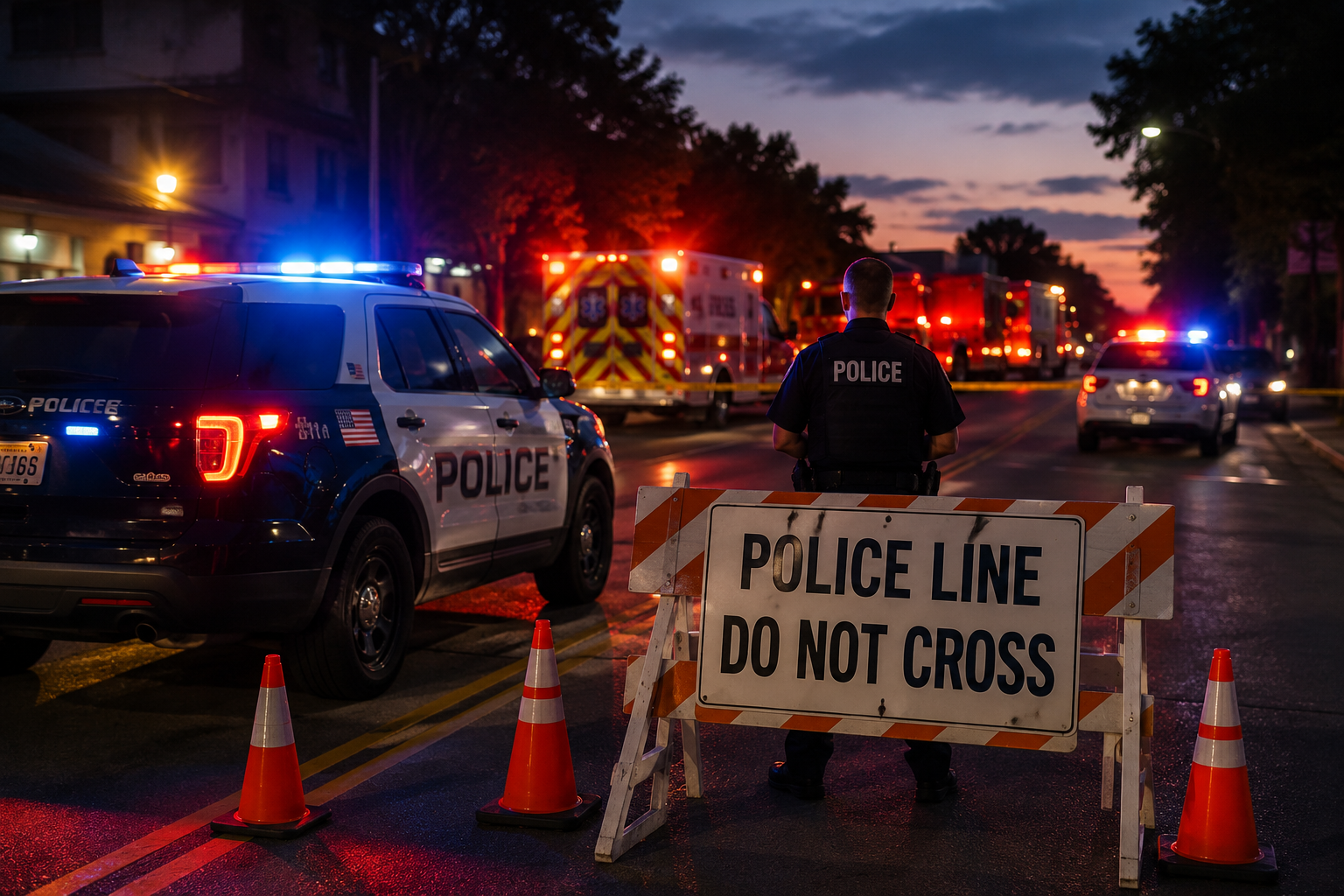 Police Urge Public to Avoid Active Response Area as Safety Measures Remain in Place
