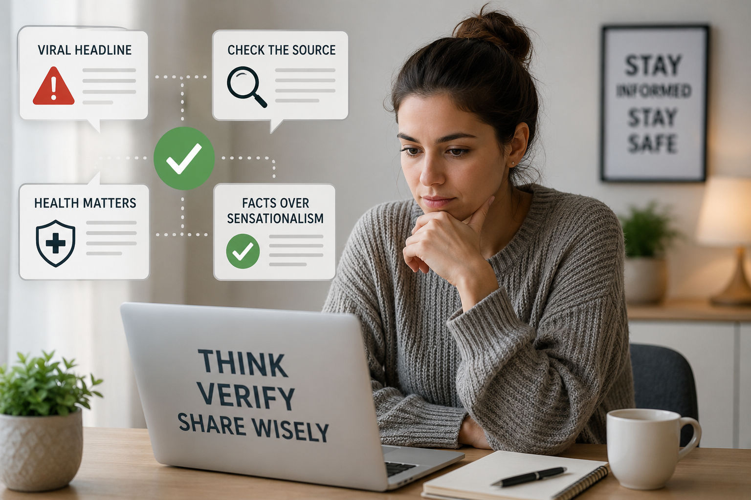 Viral Headlines and Health Claims: How to Evaluate Online Stories Responsibly