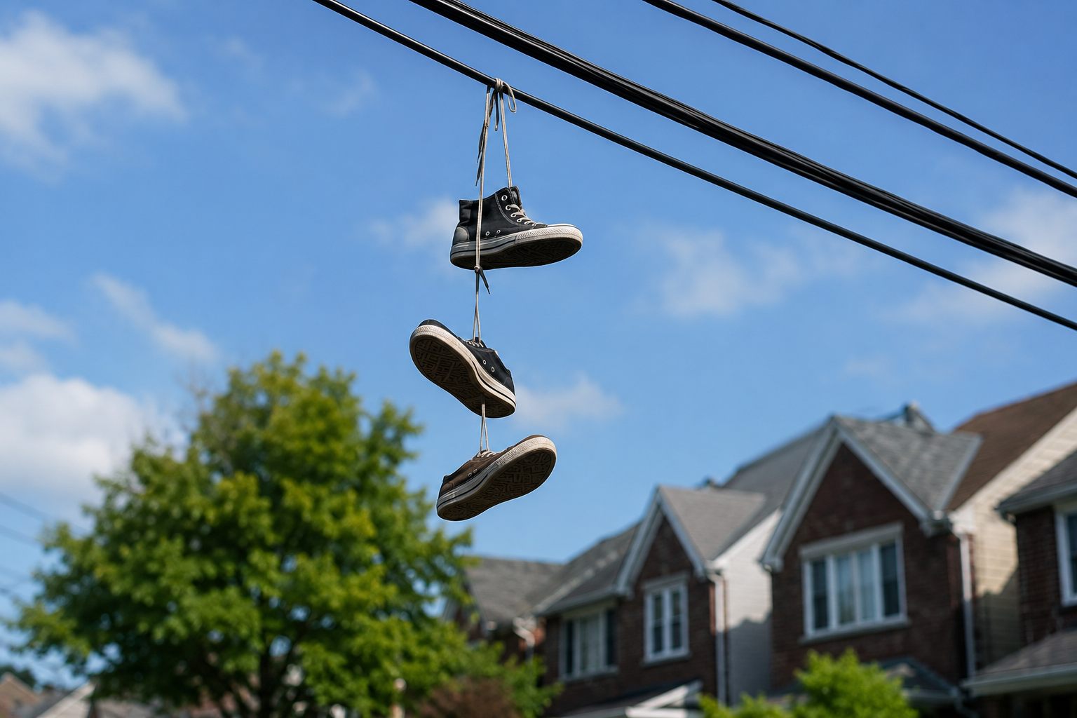 Why Are Sneakers Hanging from Power Lines? Exploring the Most Common Theories