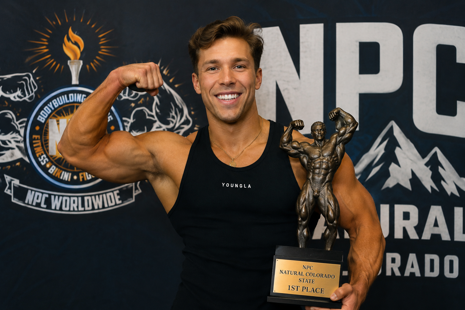 Joseph Baena Earns His First Major Bodybuilding Victory Through Dedication and Hard Work
