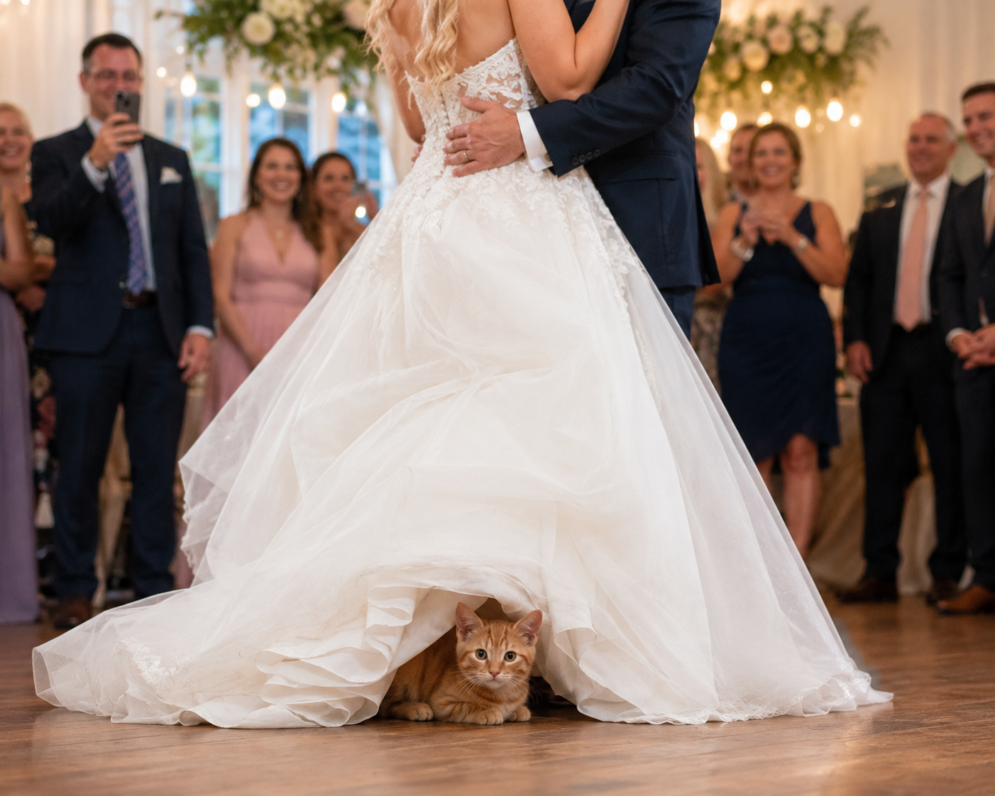 A Wedding Surprise No One Expected: How a Curious Kitten Stole the Show