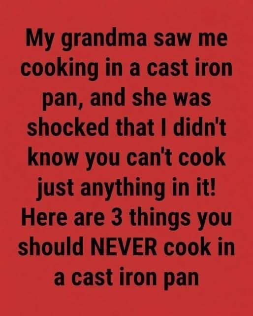 How to Care for a Cast Iron Skillet: Foods and Habits to Avoid