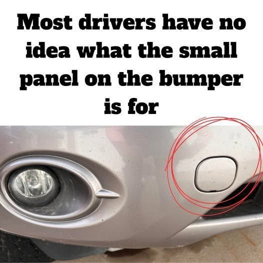 The Hidden Purpose of That Small Panel on Your Car’s Bumper