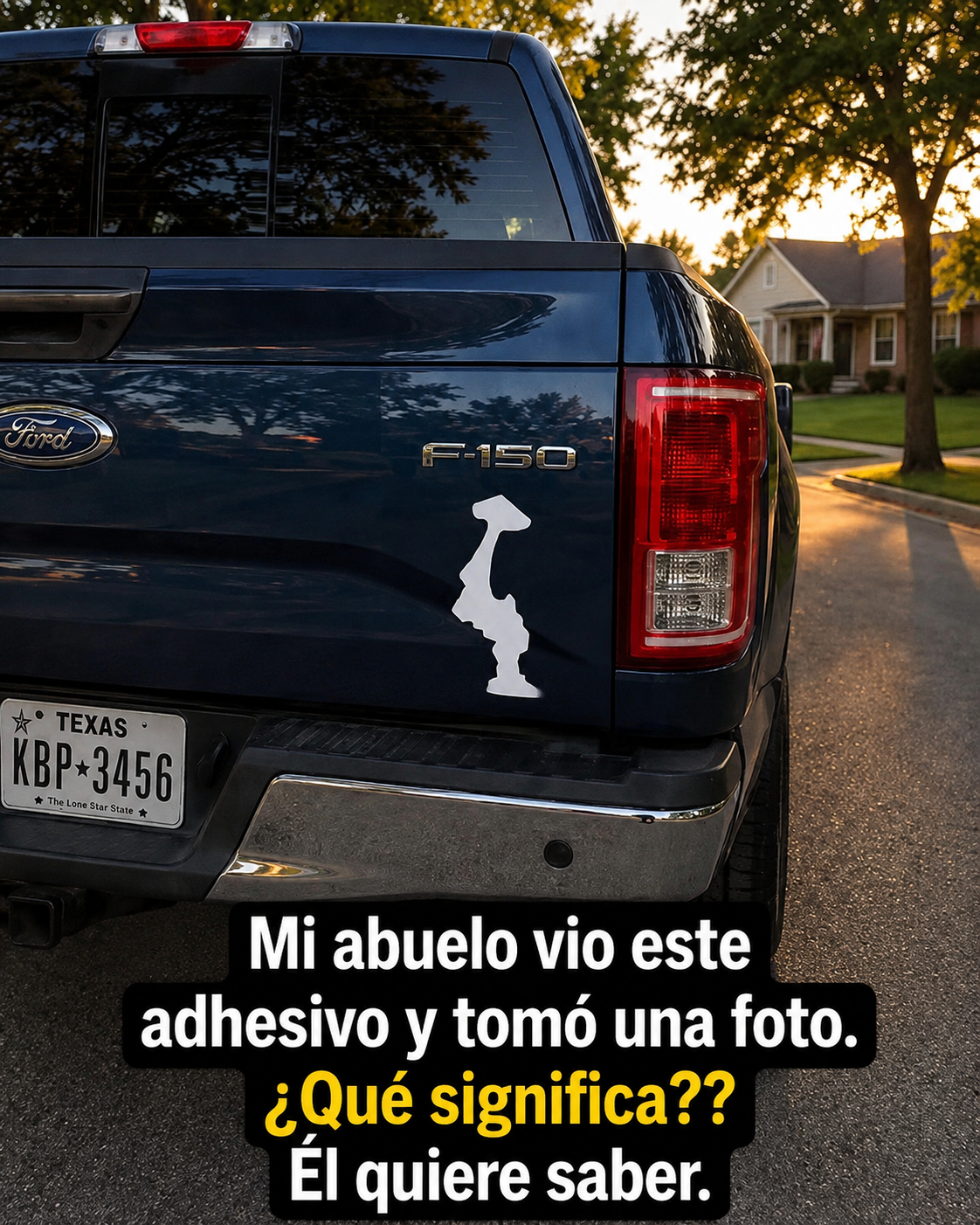El curioso mapa invertido que algunos conductores llevan en sus autos: esto es lo que representa