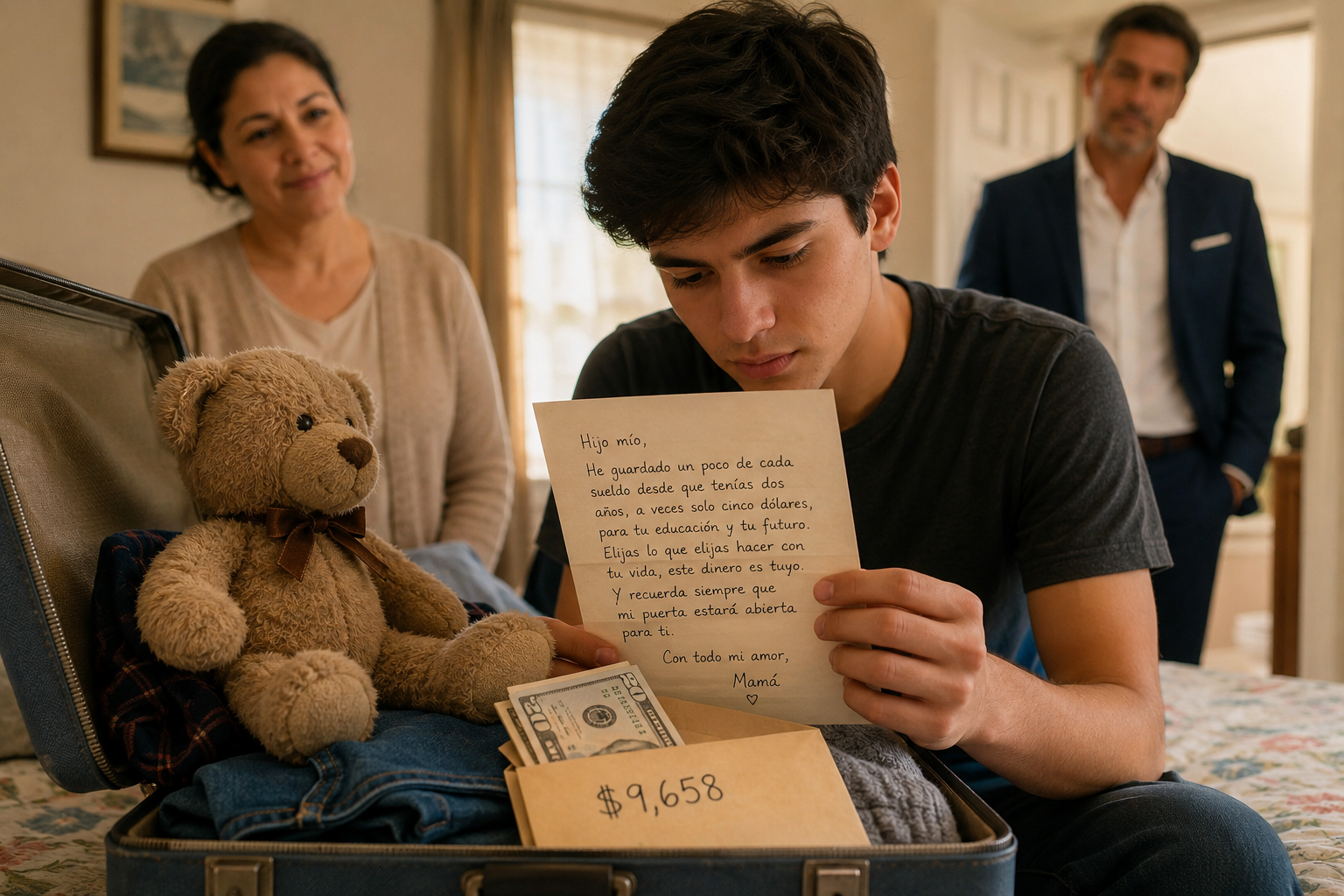 La carta que encontró en una vieja maleta le hizo comprender los sacrificios de su madre