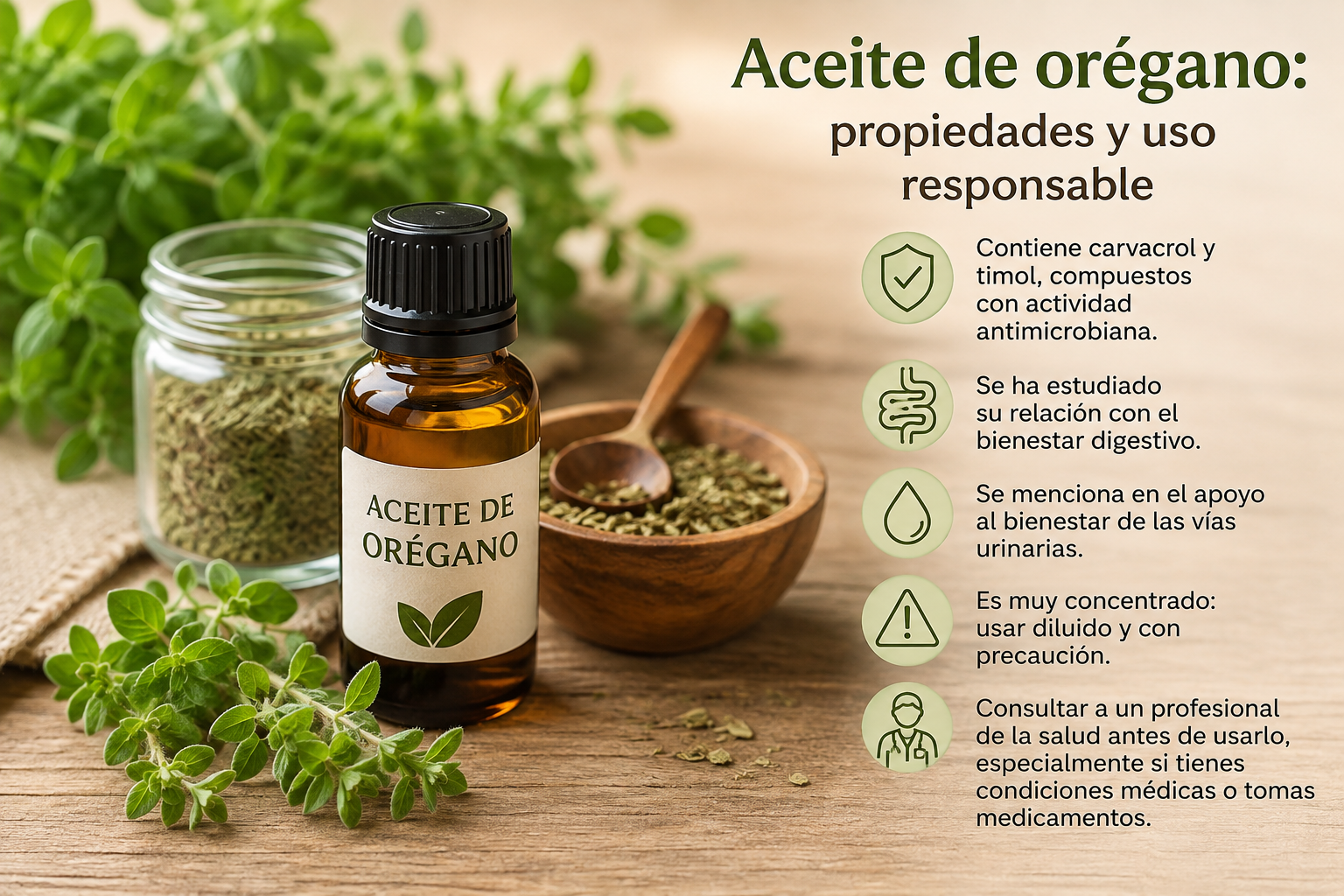 El aceite de orégano: qué se sabe sobre sus propiedades y cómo utilizarlo con precaución