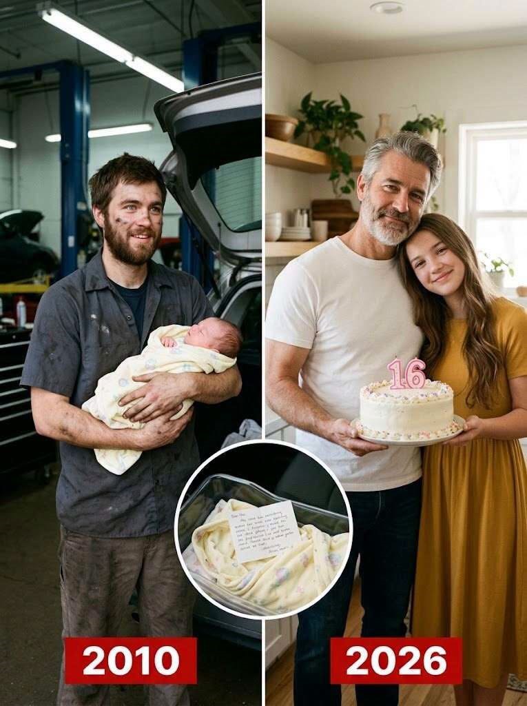 El día que un mecánico abrió un auto y encontró el comienzo inesperado de su familia