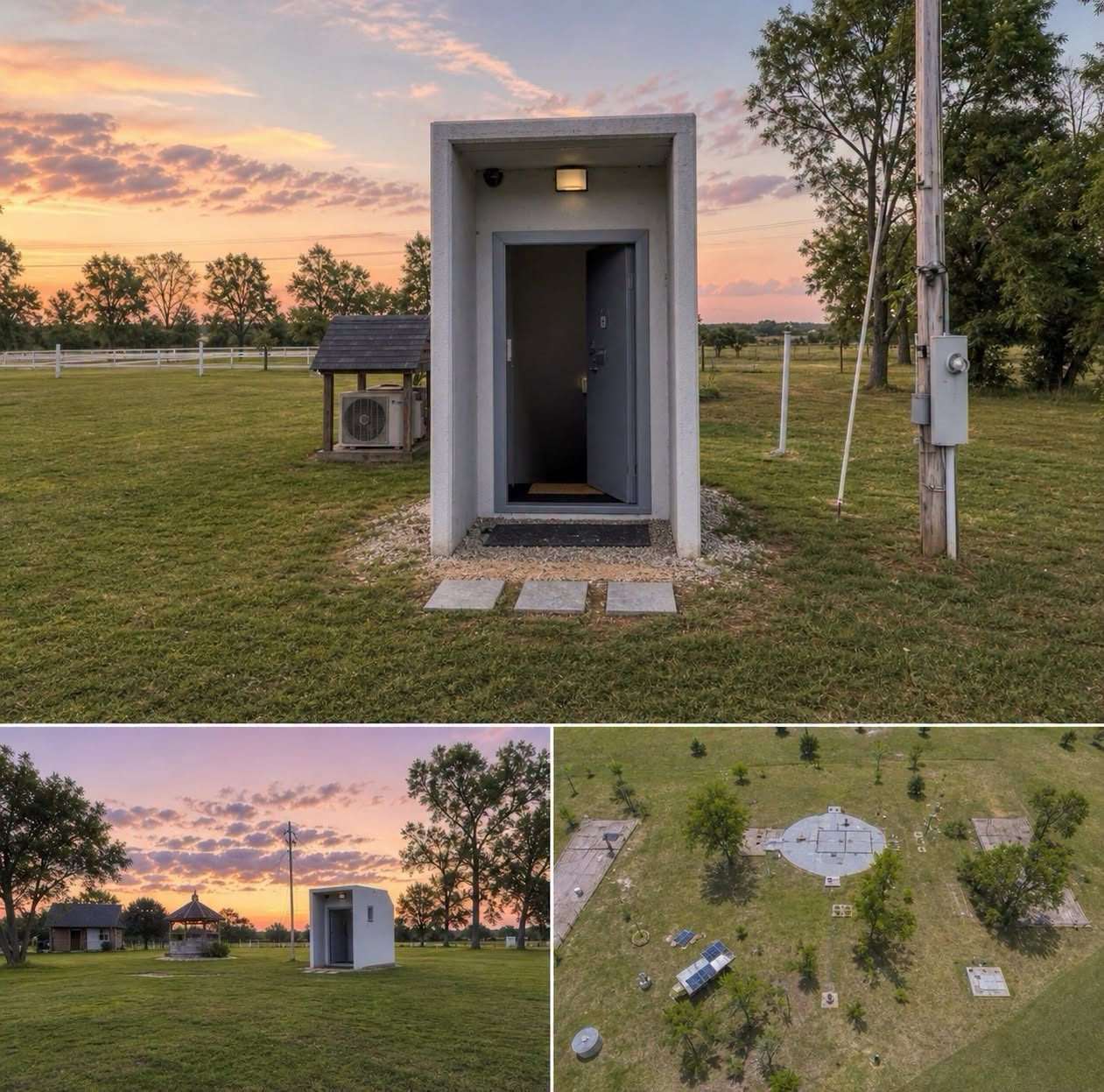 Una propiedad de 18 acres destaca por su diseño poco convencional y amplio terreno