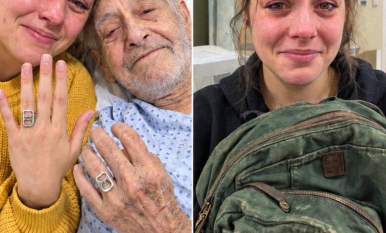 Me casé con un desconocido durante sus últimos siete días, y después su abogado me entregó una vieja mochila verde
