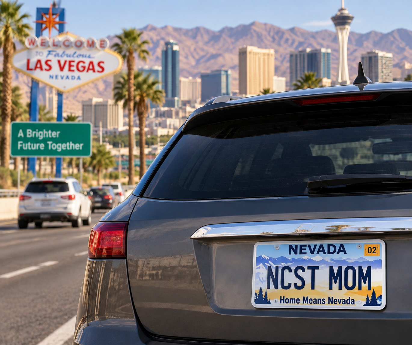 Una placa personalizada en Nevada abrió un debate sobre el crecimiento y los cambios en el estado