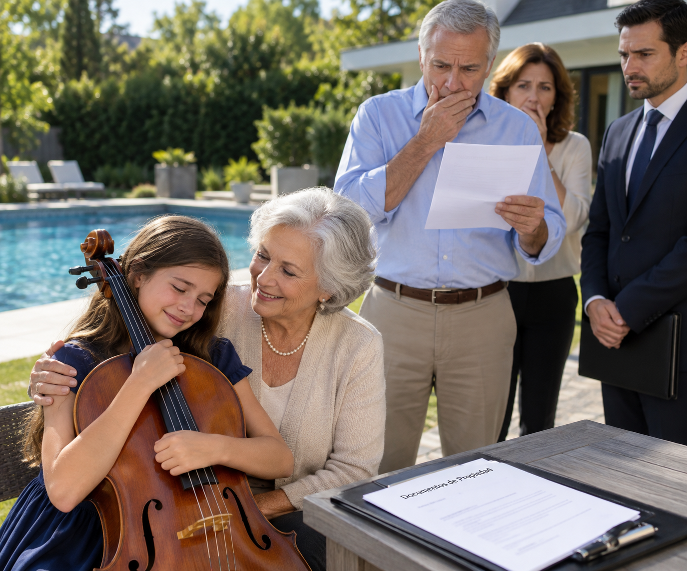 Vendieron el antiguo violonchelo de mi hija para construir una piscina, pero la abuela guardaba un documento que lo cambió todo